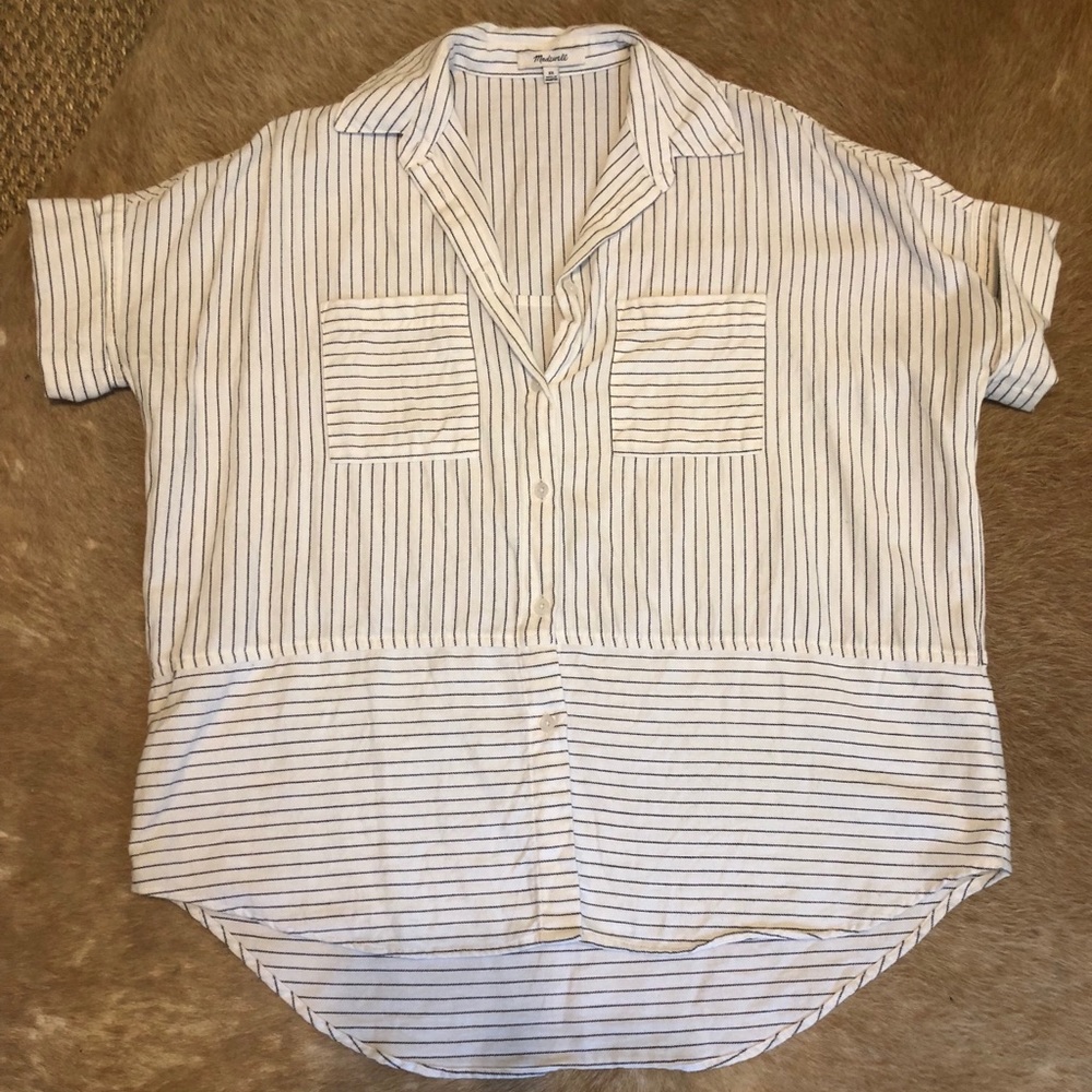 Madewell courier flannel shirt size XS